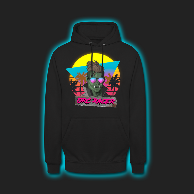 Orc Racer Synth-wave Hoodie